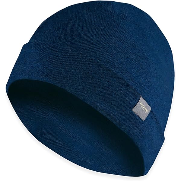 MERIWOOL Beanie for Men and Women - Merino Wool Blend Ribbed Knit